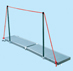 Flying bridges-davits